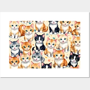 kittens Posters and Art